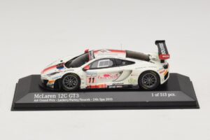 McLaren MP4-12C GT3 #11 Art Grand Prix Leclerc / Parisy 24 Hours of Spa 2013 Minichamps 1:43 437131311 Métal