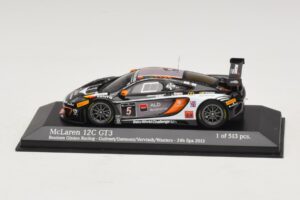 McLaren MP4-12C GT3 #5 Boutsen Racing Guilvert / Dermont 24 Hours of Spa 2013 Minichamps 1:43 437131305 Métal