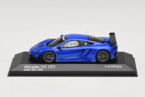 McLaren MP4-12C GT3 Street Bleu Minichamps 1:43 437121397 Métal