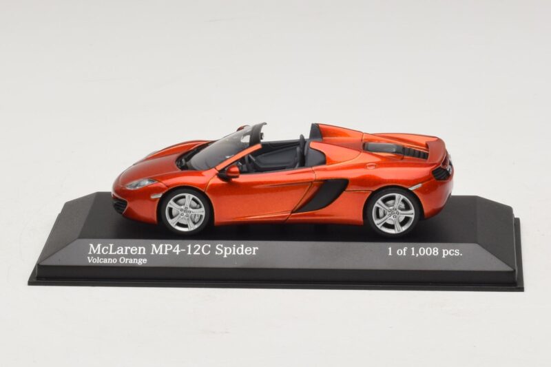 McLaren MP4-12C Spider Orange Métallisé Minichamps 1:43 McLaren MP4-12C Spider Orange Métallisé Minichamps 1:43 530133030 Métal