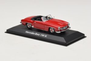 Mercedes 190 SL Rouge Maxichamps 1:43 940033131-O Métal — image 3 sur 4