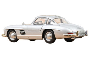 Mercedes 300 SL W198 Gullwing Argent Norev 1:18 183857 Métal — image 3 sur 5