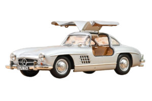 Mercedes 300 SL W198 Gullwing Argent Norev 1:18 183857 Métal — image 5 sur 5