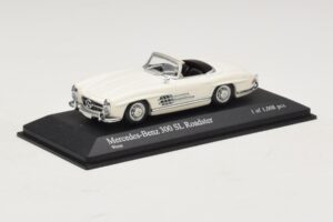 Mercedes 300 SL W198 Roadster Blanc Minichamps 1:43 400039034 Métal — image 2 sur 4