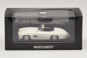 Mercedes 300 SL W198 Roadster Blanc Minichamps 1:43 400039034 Métal — image 4 sur 4