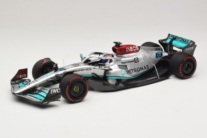 Mercedes AMG Petronas W13 E Performance #63 G. Russell Spanish GP 2022 Minichamps 1:18 110220063 Métal