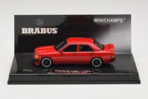 Mercedes Brabus 3.6S 190E W201 Rouge Minichamps 1:43 437032600 Métal