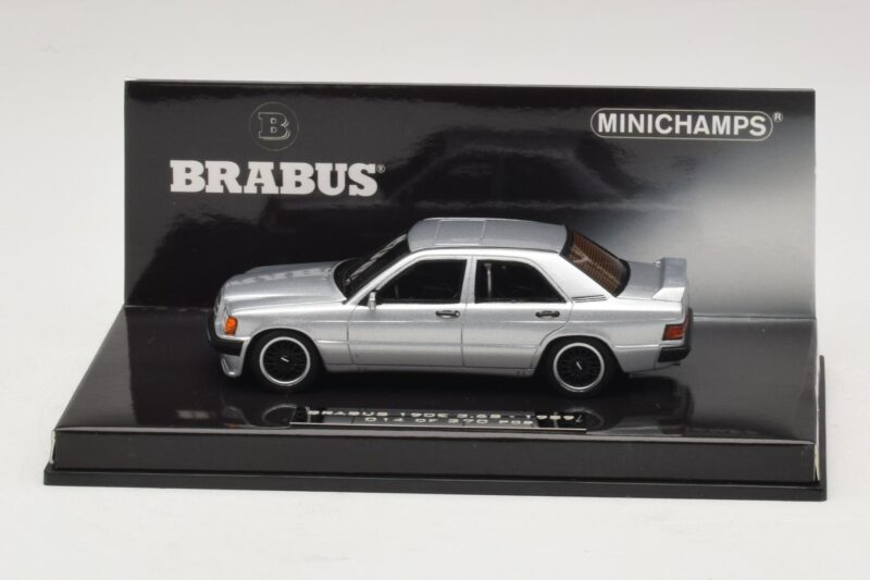 Mercedes Brabus 3.6S 190E W201 Argent Minichamps 1:43 437032604 Métal