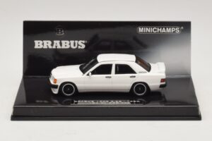 Mercedes Brabus 3.6S 190E W201 Blanc Minichamps 1:43 437032602 Métal