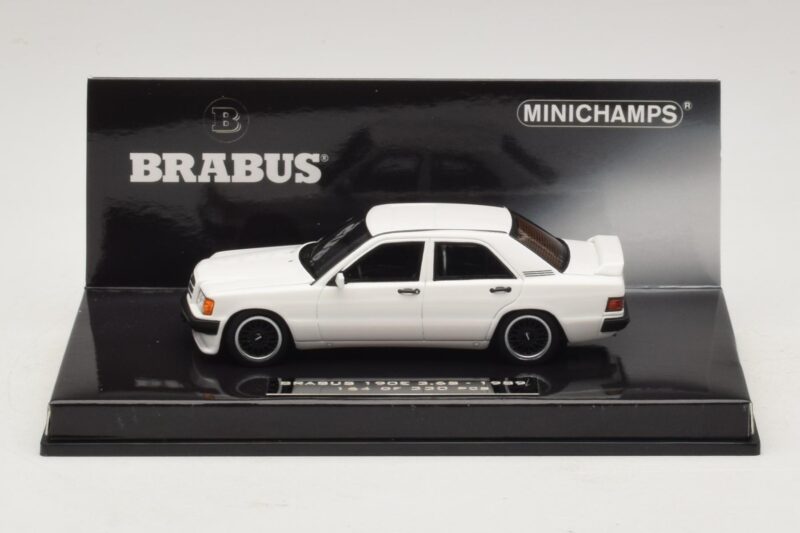 Mercedes Brabus 3.6S 190E W201 Blanc Minichamps 1:43 437032602 Métal