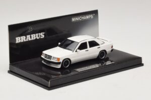 Mercedes Brabus 3.6S 190E W201 Blanc Minichamps 1:43 437032602 Métal — image 2 sur 5