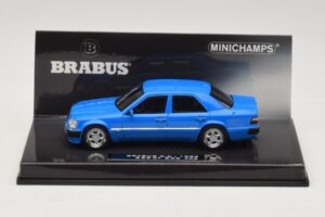 Mercedes Brabus 6.5 500E W124 Bleu Minichamps 1:43 437032502 Métal