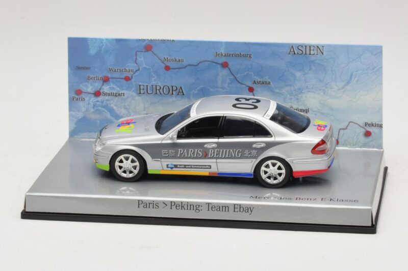Mercedes E-Class #3 Team eBay Rally Paris-Peking 2007 Minichamps 1:43 Mercedes E-Class #3 Team eBay Rally Paris-Peking 2007 Minichamps 1:43 B66962259 Métal