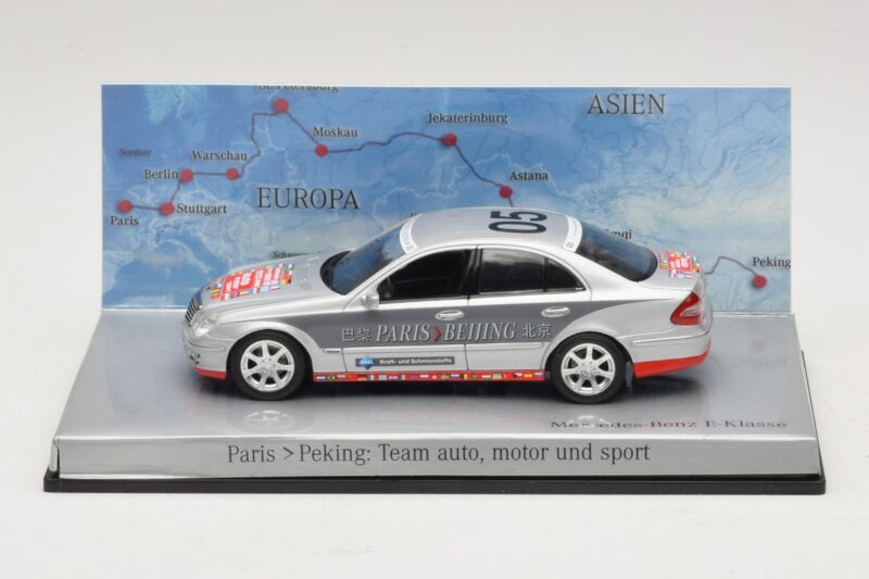 Mercedes E-Class #5 Team Auto Motor und Sport Rally Paris-Peking 2007 Minichamps 1:43 B66962261 Métal
