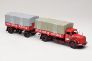 Mercedes L315 Pritschenzug Gustav Mauler Minichamps 1:43 499034720 Métal — image 4 sur 6