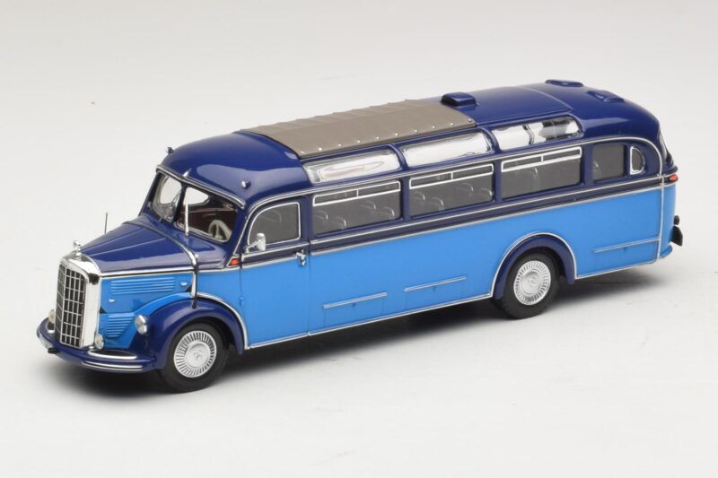 Mercedes O 3500 Bus Bleu Clair Bleu Foncé Minichamps 1:43 439360011 Métal