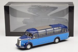 Mercedes O 3500 Bus Bleu Clair Bleu Foncé Minichamps 1:43 439360011 Métal — image 6 sur 6