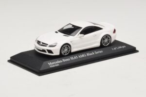 Mercedes SL65 AMG R230 Black Series Blanc Mat Minichamps 1:43 400038222 Métal — image 2 sur 4