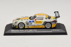 Mercedes SLS AMG GT3 #21 Rowe Racing Hartung / Heyer Nurburgring 24 Hours 2013 Minichamps 1:43 410133221 Métal
