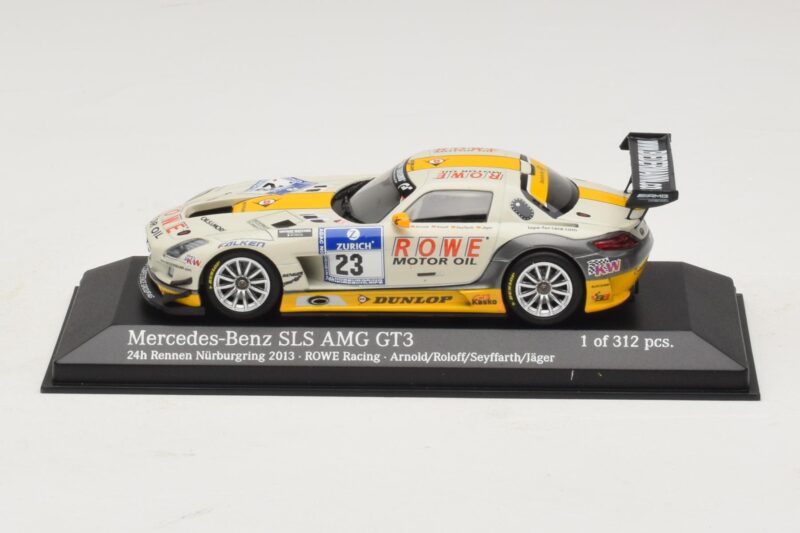 Mercedes SLS AMG GT3 #23 Rowe Racing Arnold / Roloff Nurburgring 24 Hours 2013 Minichamps 1:43 Mercedes SLS AMG GT3 #23 Rowe Racing Arnold / Roloff Nurburgring 24 Hours 2013 Minichamps 1:43 410133223 Métal