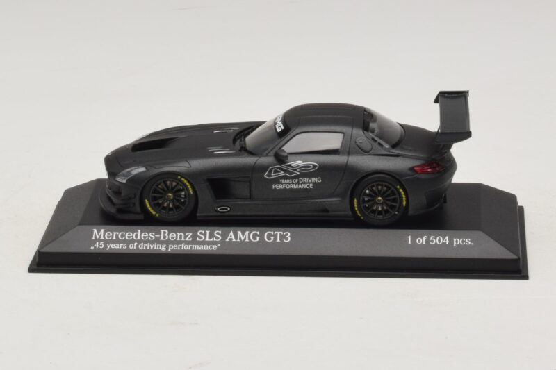 Mercedes SLS AMG GT3 45 Years of Driving Performance Noir Minichamps 1:43 410133200 Métal