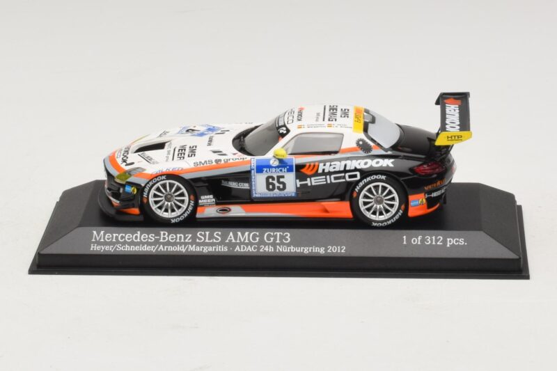 Mercedes SLS AMG GT3 #65 Hankook 24 Hours of Nurburgring 2012 Minichamps 1:43 Mercedes SLS AMG GT3 #65 Hankook 24 Hours of Nurburgring 2012 Minichamps 1:43 437123265 Métal