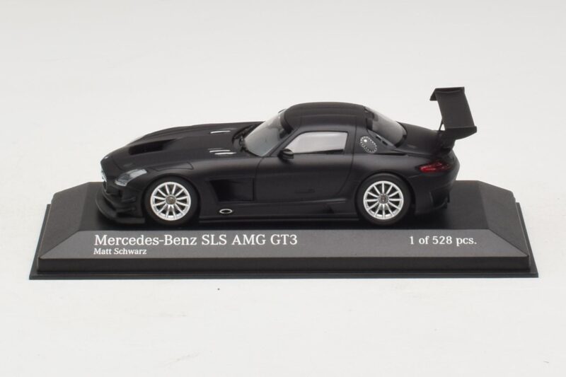 Mercedes SLS AMG GT3 Noir Mat Minichamps 1:43 410113200 Métal