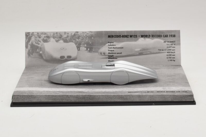 Mercedes W125 R. Caracciola World Record 1938 Minichamps 1:43 40038300 Métal