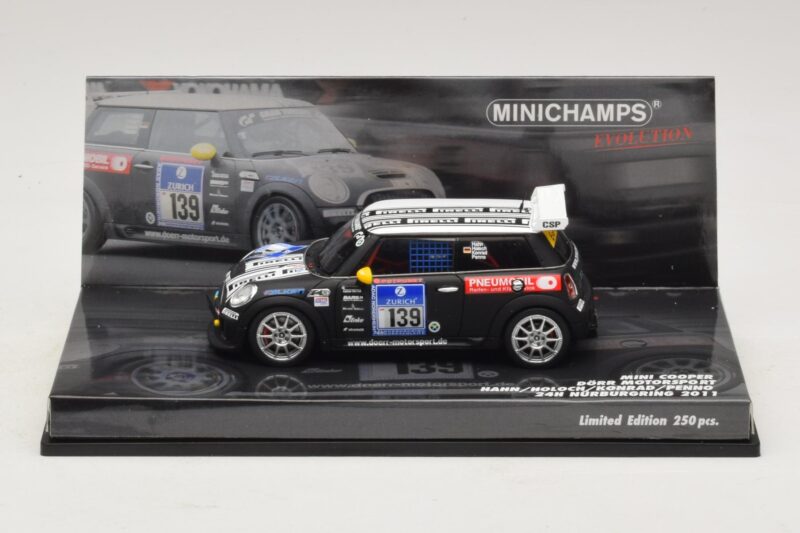 Mini Cooper Dörr Motorsport #139 Hahn / Holoch 24 Hours of Nürburgring 2011 Minichamps 1:43 437112139 Métal
