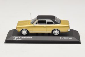 Opel Commodore A Or Métallisé Minichamps 1:43 430046165 Métal