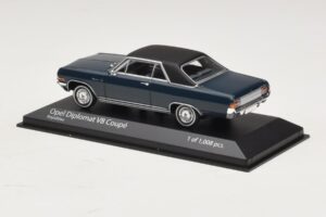 Opel Diplomat A V8 Coupe Bleu Foncé Minichamps 1:43 400048021 Métal — image 3 sur 4