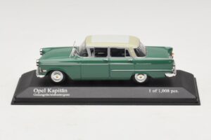 Opel Kapitan A Vert Minichamps 1:43 400048001 Métal