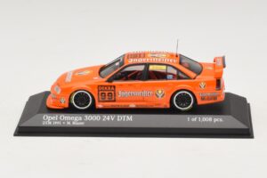 Opel Omega 3000 24V #99 Jägermeister M. Reuter DTM 1991 Minichamps 1:43 400914499 Métal