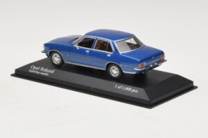 Opel Rekord D Bleu Métallisé Minichamps 1:43 400044002 Métal — image 3 sur 4