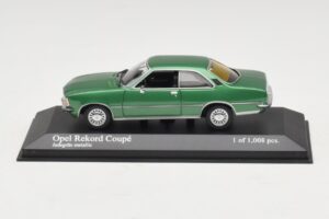 Opel Rekord D Coupé Vert Métallisé Minichamps 1:43 400044022 Métal