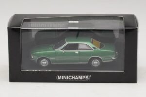 Opel Rekord D Coupé Vert Métallisé Minichamps 1:43 400044022 Métal — image 4 sur 4