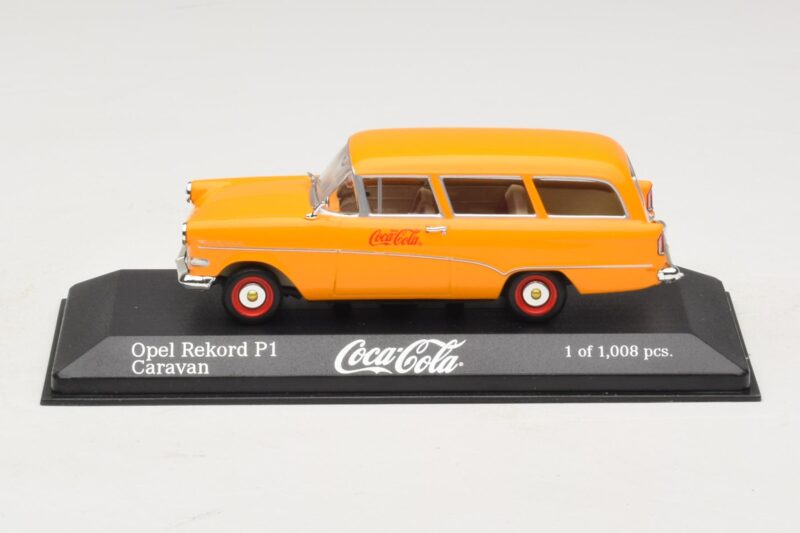 Opel Rekord P1 Caravan Coca-Cola Minichamps 1:43 430043270 Métal