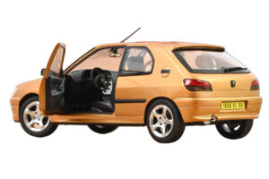 Peugeot 306 S16 Blaze Yellow Norev 1:18 184940 Métal — image 2 sur 3