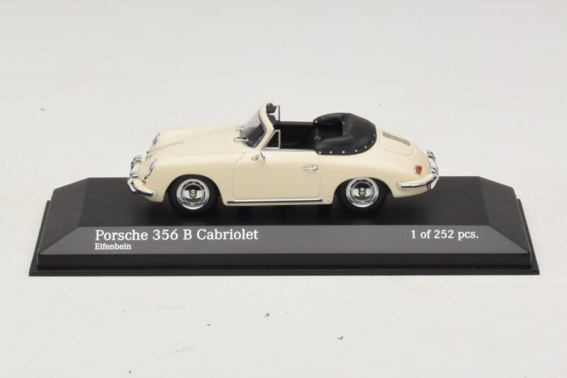 Porsche 356 B Cabriolet Blanc Ivoire Minichamps 1:43 400064332 Métal