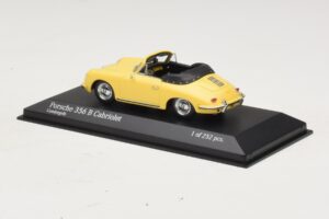 Porsche 356 B Cabriolet Jaune Minichamps 1:43 400064334 Métal — image 3 sur 4
