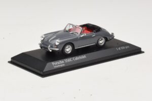 Porsche 356C Cabriolet Gris Minichamps 1:43 430062339 Métal — image 2 sur 4