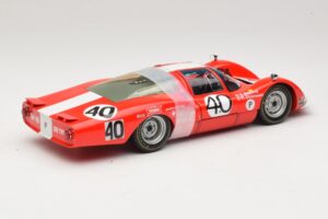 Porsche 906 LH Squadra Tartaruga #40 D. Spoerry / R. Steinemann 12 Hours of Sebring 1967 Minichamps 1:18 100676140 Métal — image 3 sur 8