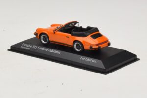 Porsche 911 930 Carrera Cabriolet Orange Minichamps 1:43 430062038 Métal — image 3 sur 4