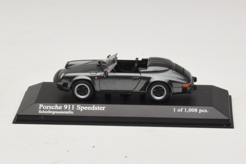 Porsche 911 930 Speedster Gris Métallisé Minichamps 1:43 430066135 Métal