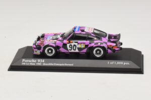 Porsche 911 934 #90 Bourdillat / Ennequin 24 Hours of Le Mans 1980 Minichamps 1:43 400806490 Métal