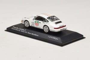 Porsche 911 964 Carrera 2 #33 M. Hakkinen Monaco Carrera Cup Winner 1993 Minichamps 1:43 430936033 Métal — image 3 sur 4