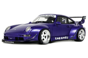 Porsche 911 993 RWB Son Goku Purple GT Spirit 1:18 GT571 Résine