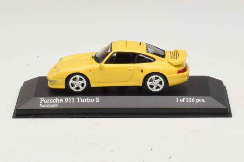 Porsche 911 993 Turbo S Jaune Minichamps 1:43 Porsche 911 993 Turbo S Jaune Minichamps 1:43 430069270 Métal