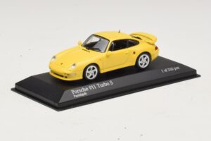 Porsche 911 993 Turbo S Jaune Minichamps 1:43 430069270 Métal — image 2 sur 4