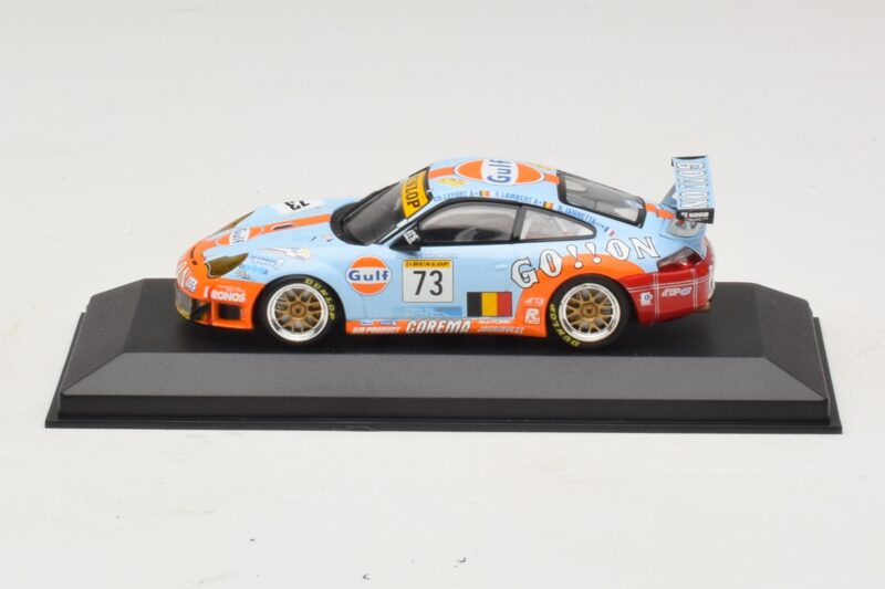 Porsche 911 996 GT3 RSR Gulf #73 Lefort / Lambert 1000km Spa 2005 Minichamps 1:43 Porsche 911 996 GT3 RSR Gulf #73 Lefort / Lambert 1000km Spa 2005 Minichamps 1:43 400056473-P1 Métal